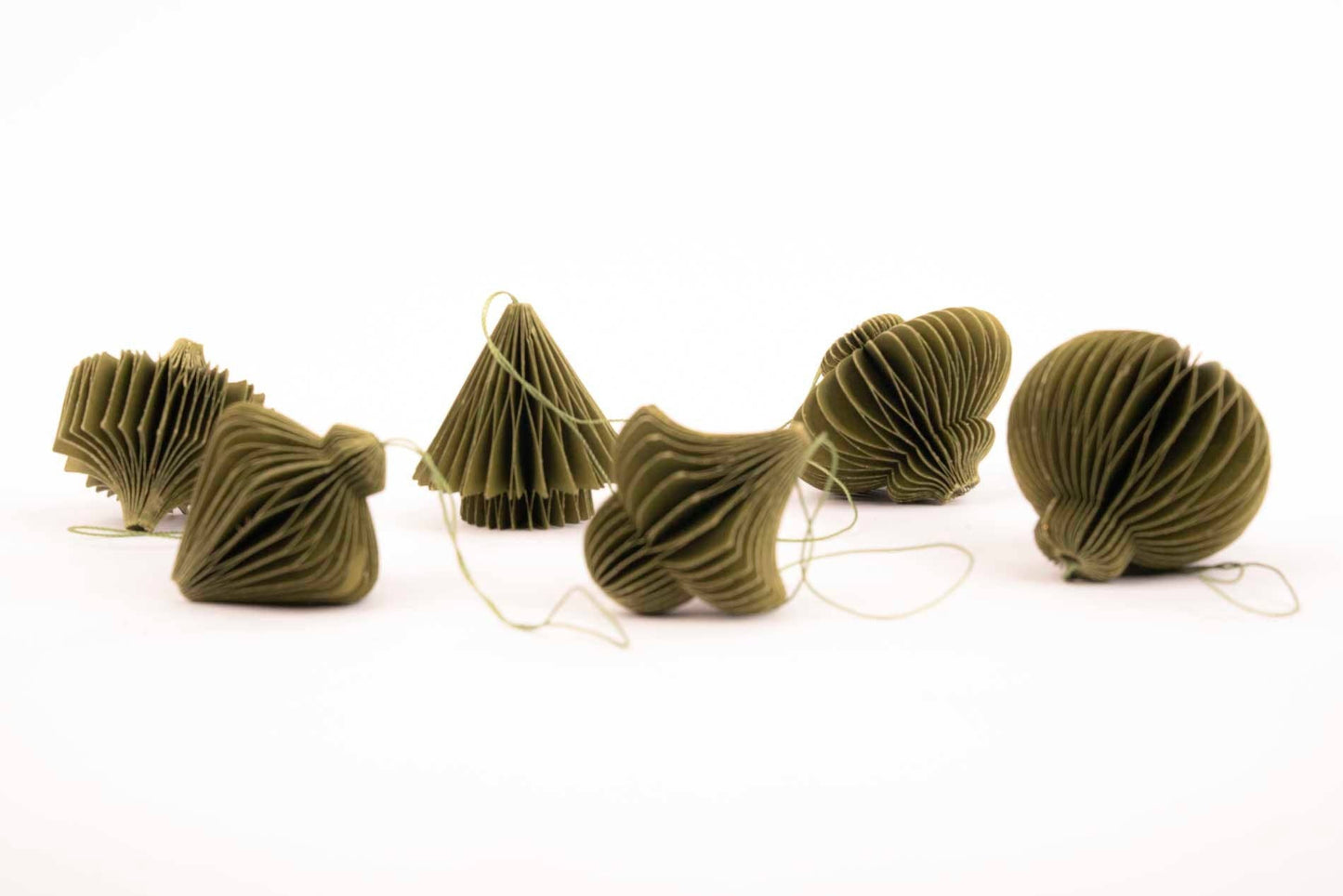 Hanging Honeycomb Paper Ornaments - Set of 6