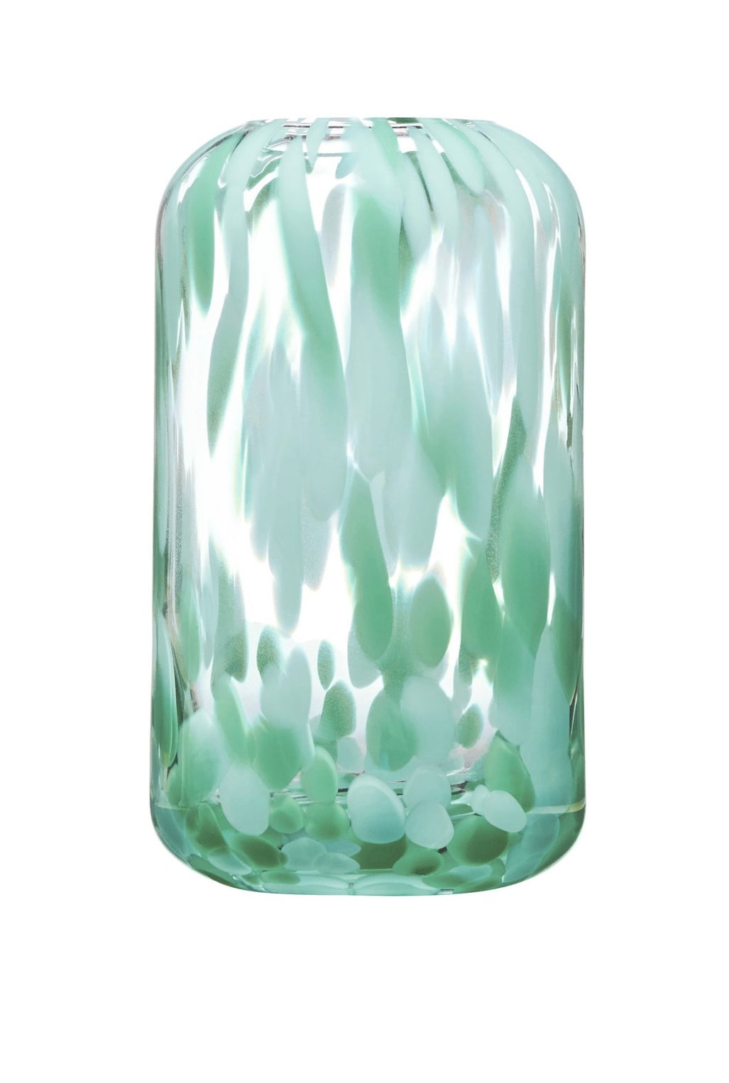 Lava Glass Vase - Green