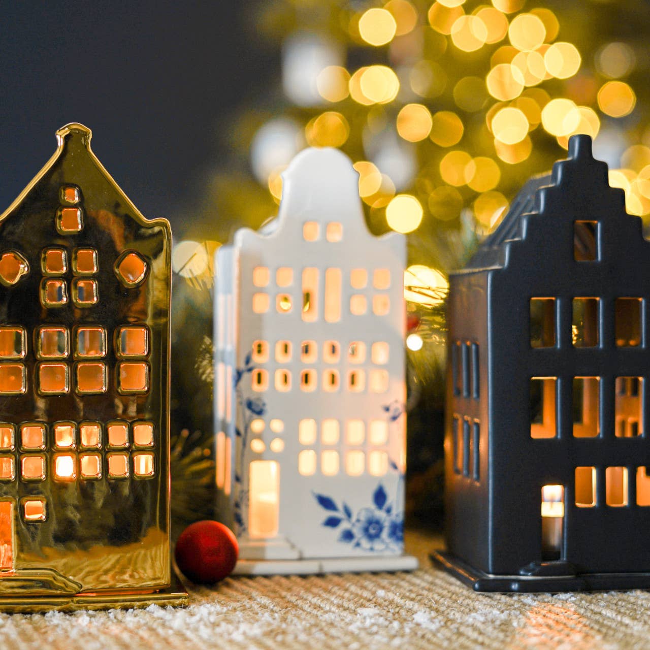 Delft Blue Tea light Holder