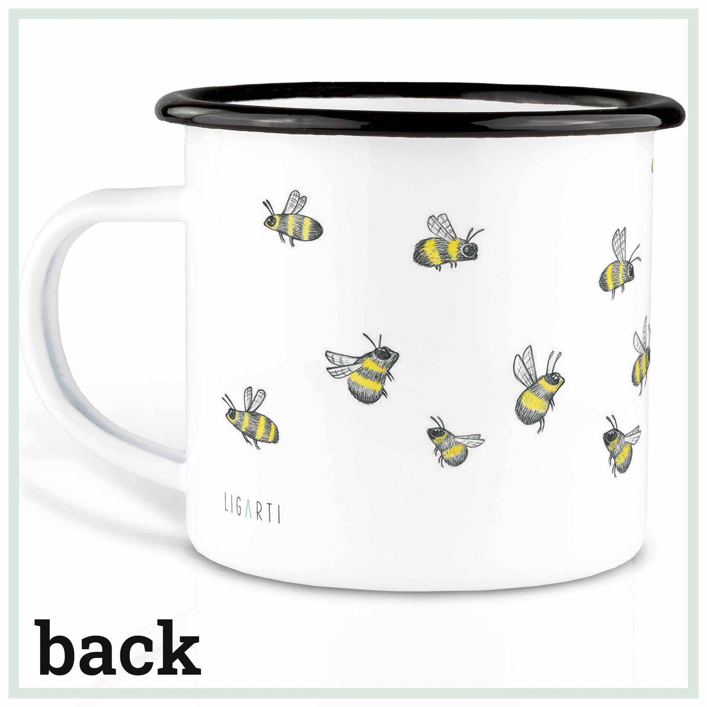 Enamel Mug - Bee Swarm