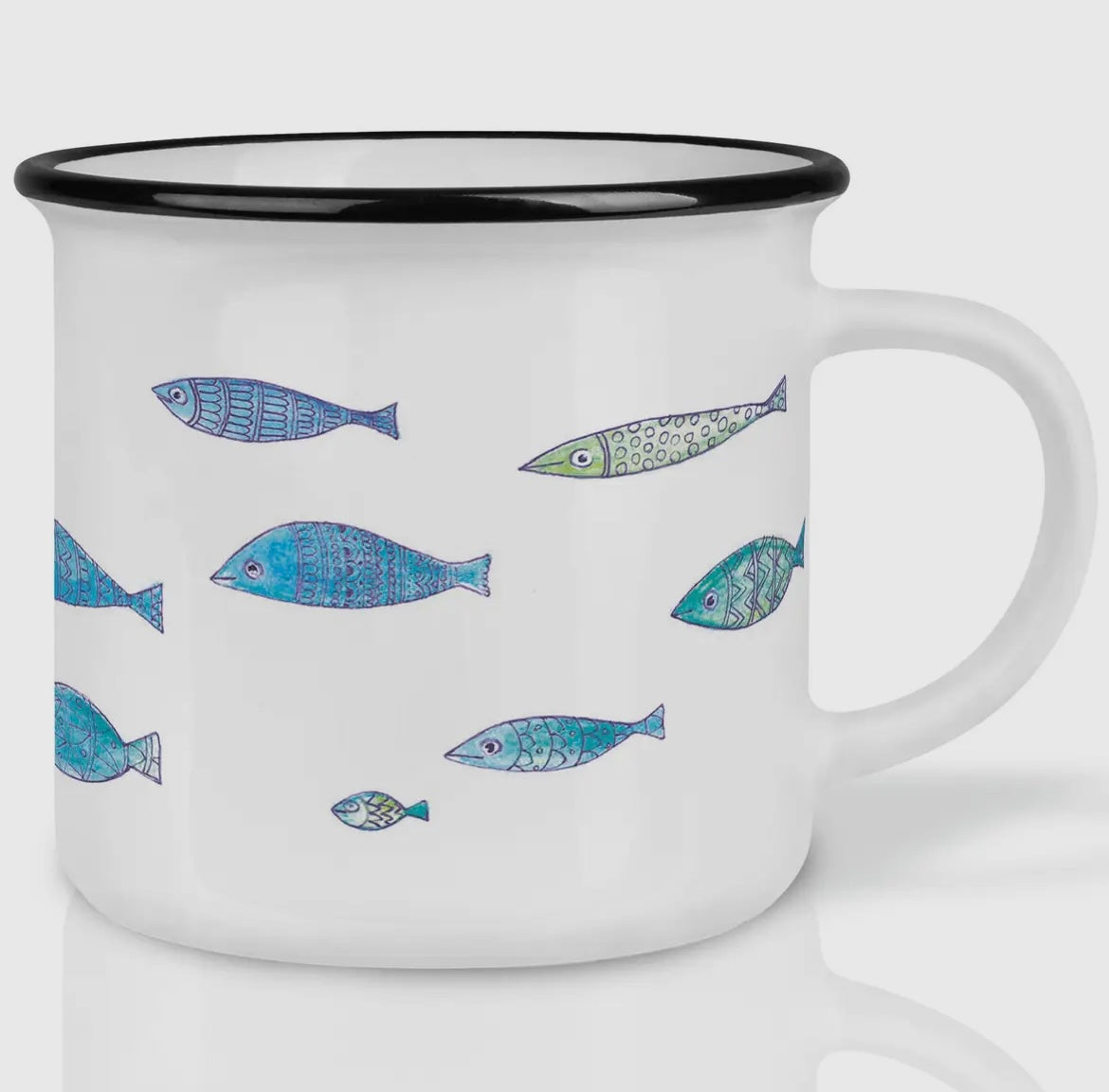 Hand Printed Ceramic Mug - 10 Designs