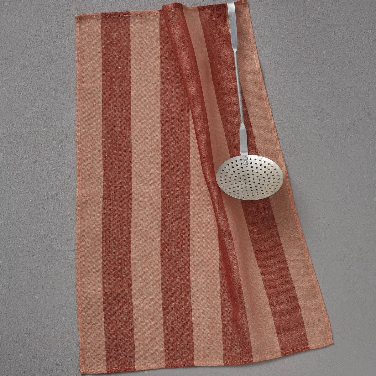 Linen Striped Tea Towels