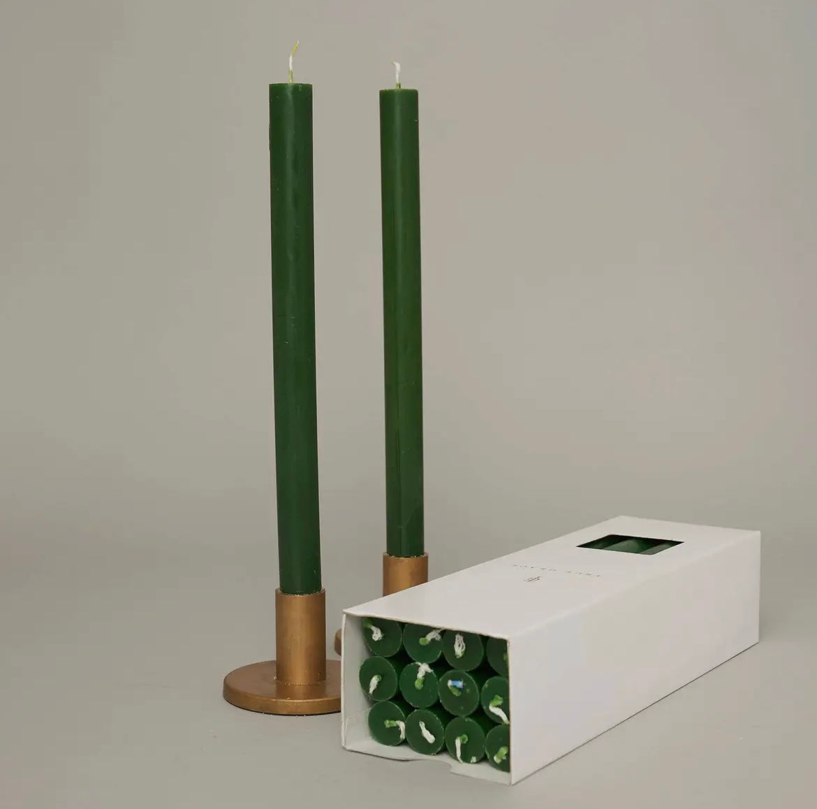 Set Of Two Dinner Candles - Various Colours