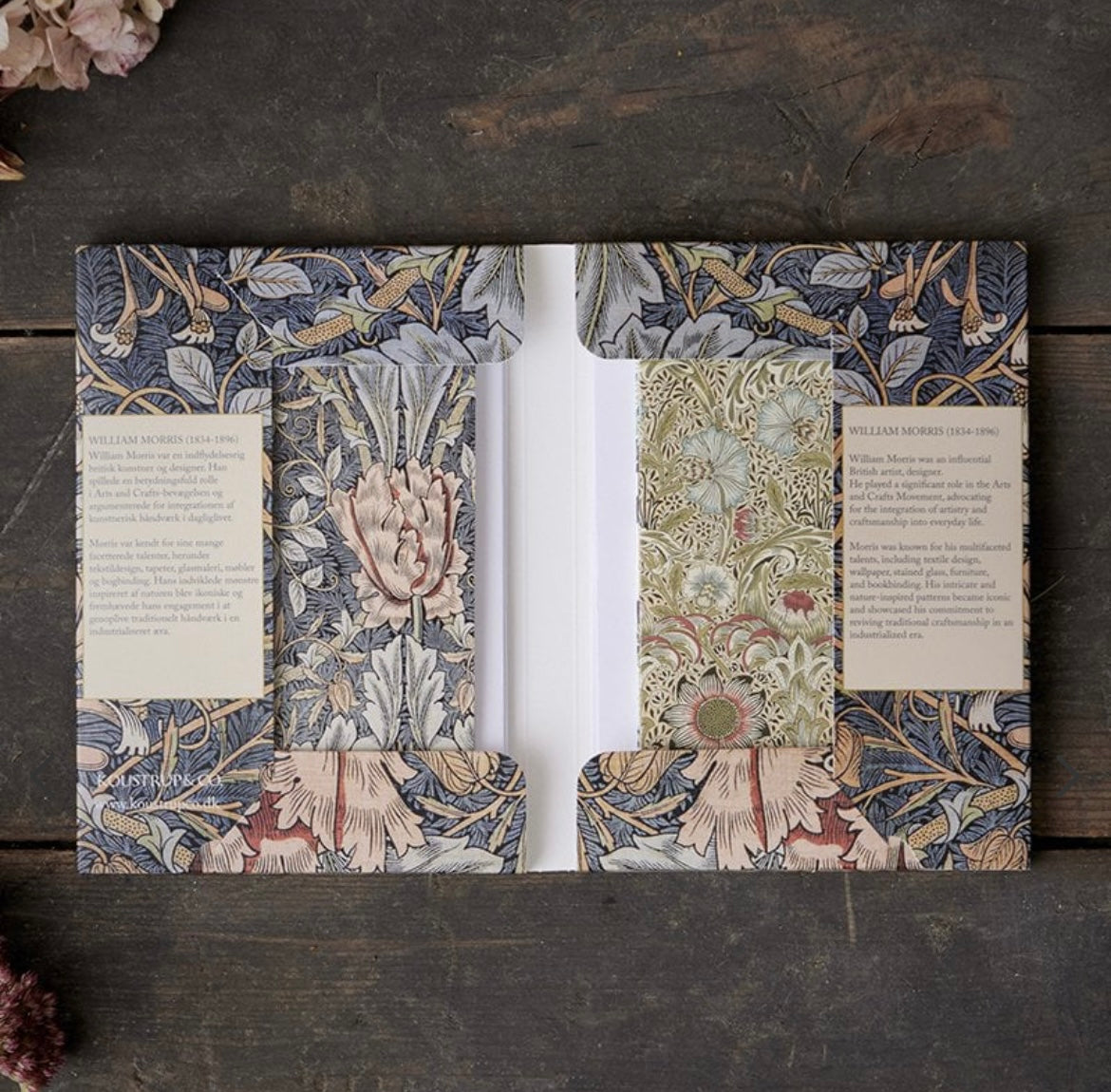 William Morris - 8 Greeting Cards w/envelopes
