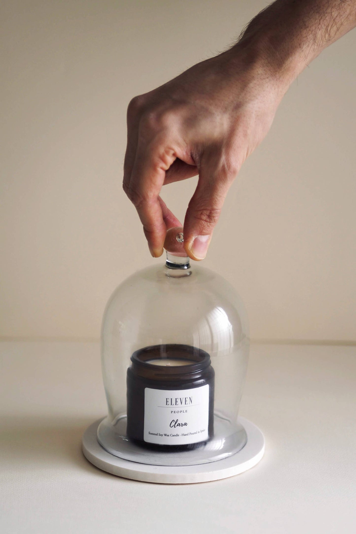 Glass Candle Dome