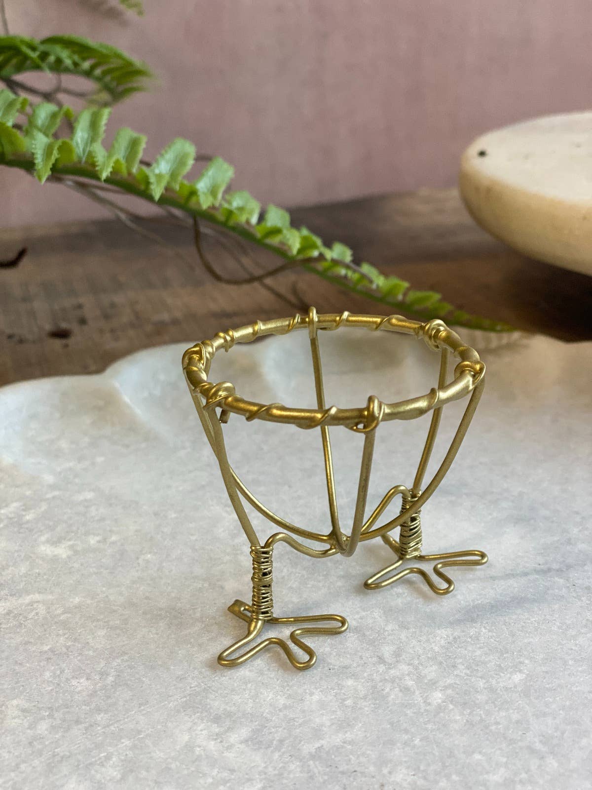 Handmade Chicken Feet Egg Cup