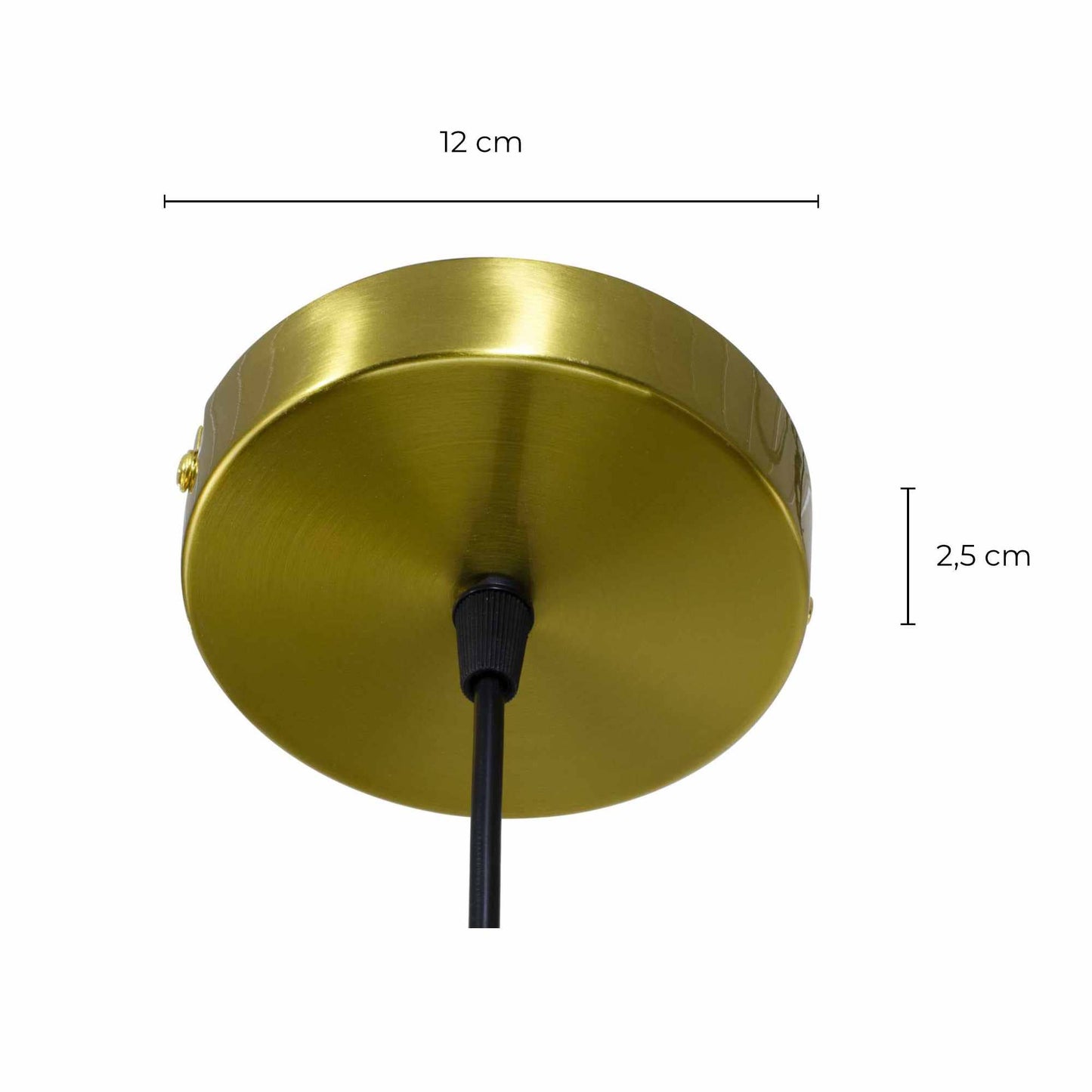 Genusi Striated Amber Glass Suspension