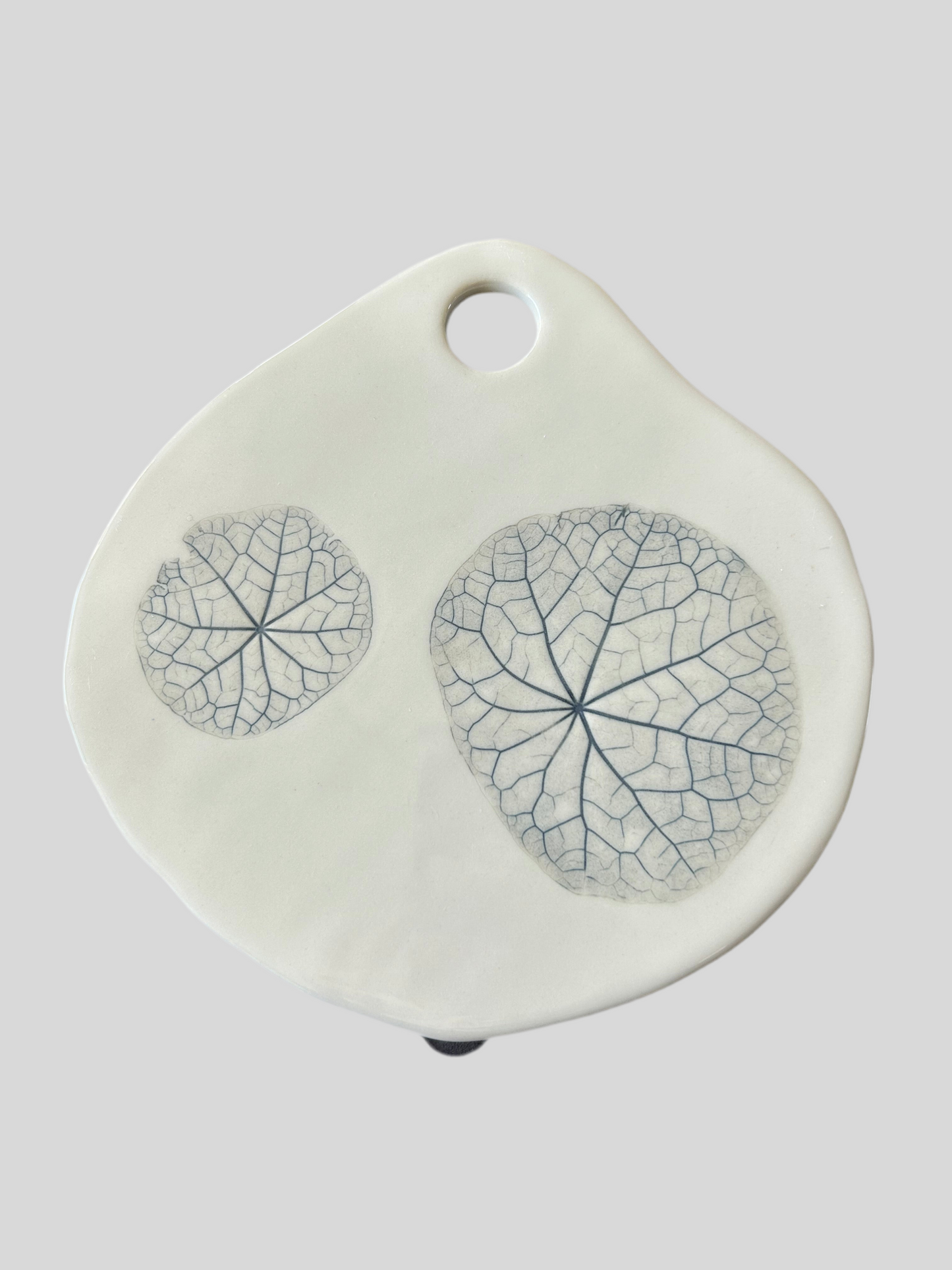 Handmade Round Ceramic Serving Board