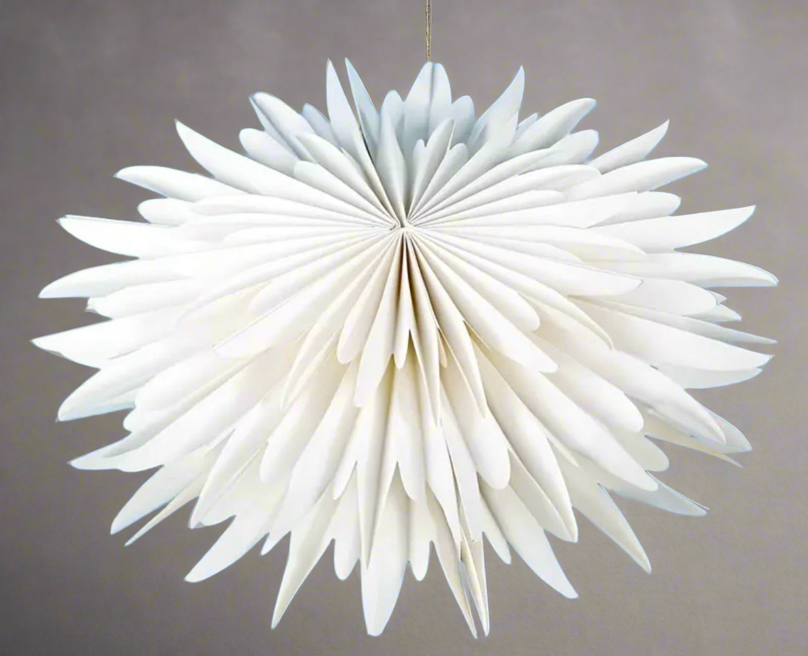 Hanging Paper Snowflake