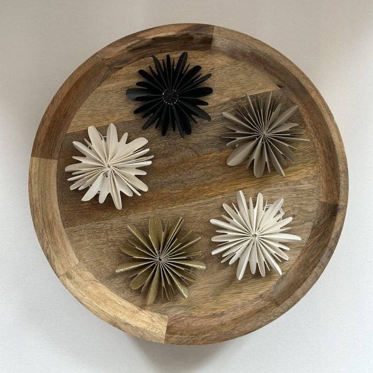 Paper Snowflake Ornaments - Two Colours