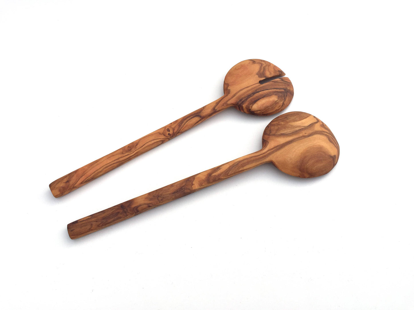 Olive Wood Salad Servers Set