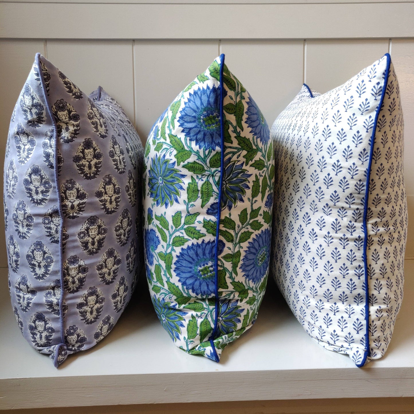 Sofia Blue Cushion Cover