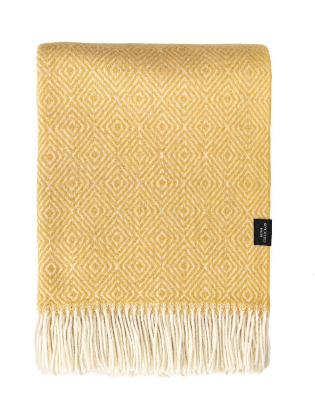 Wool Throw - Yellow