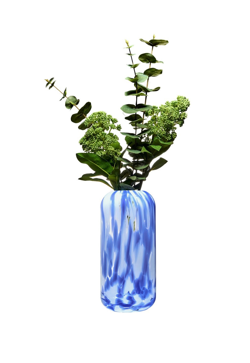 Lava Glass Vase - Blue