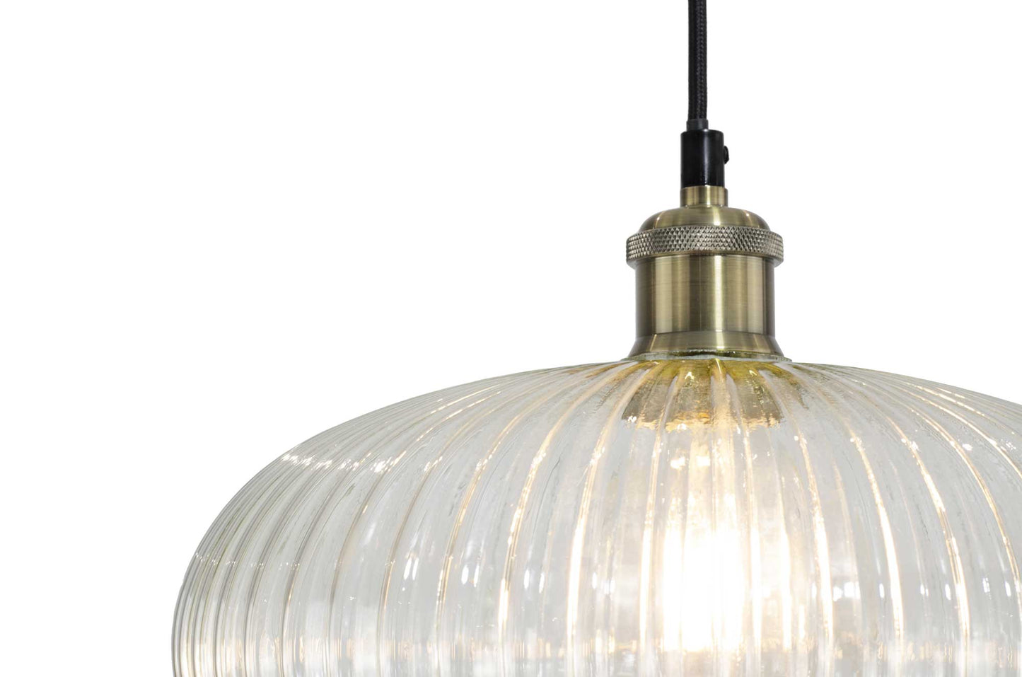 Chamey Striated Glass Pendant