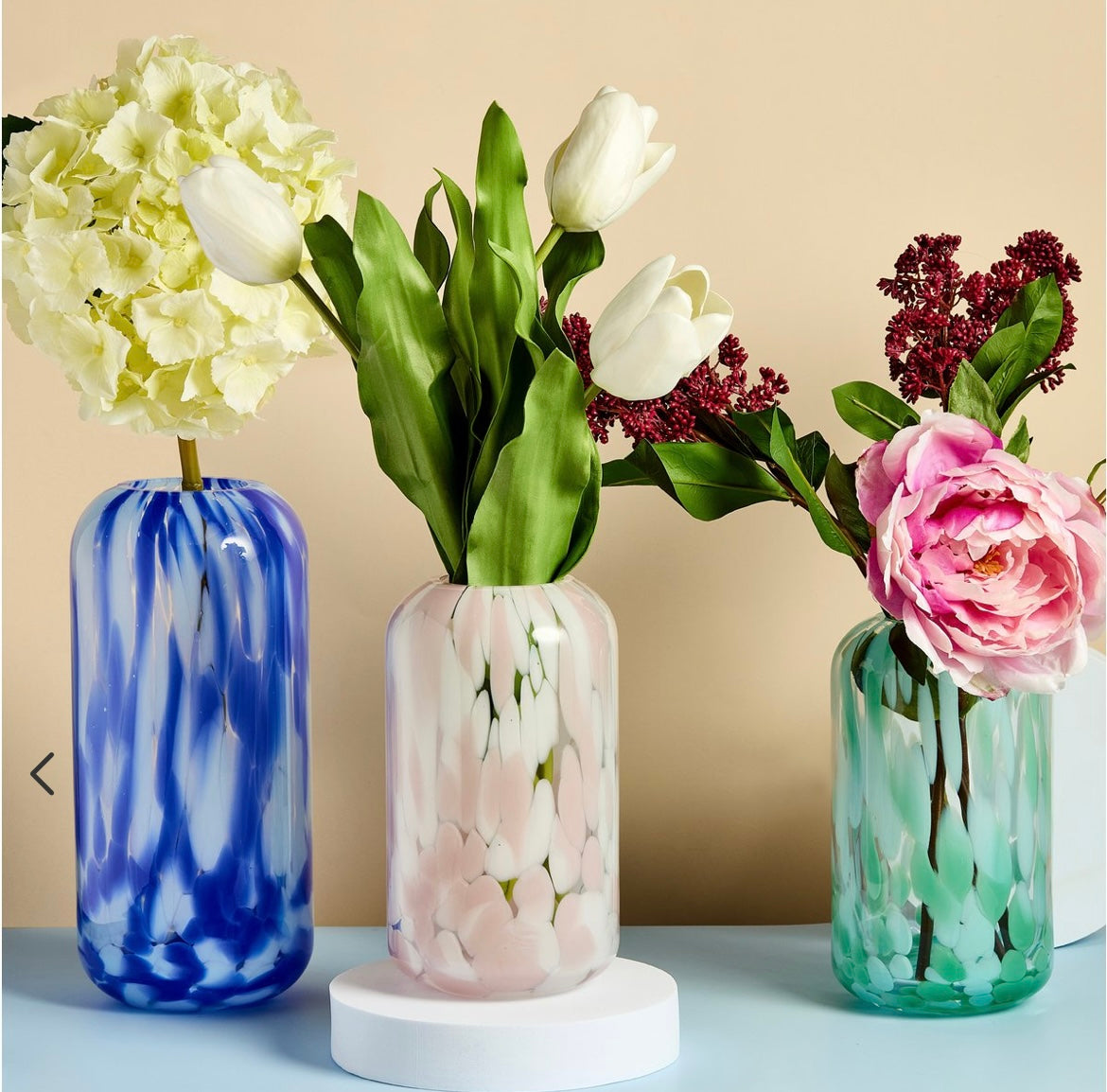 Lava Glass Vase - Pink