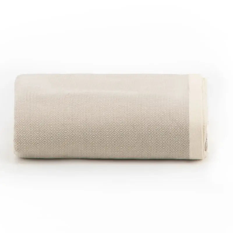 Cotton Throw / Bed Cover in Sand