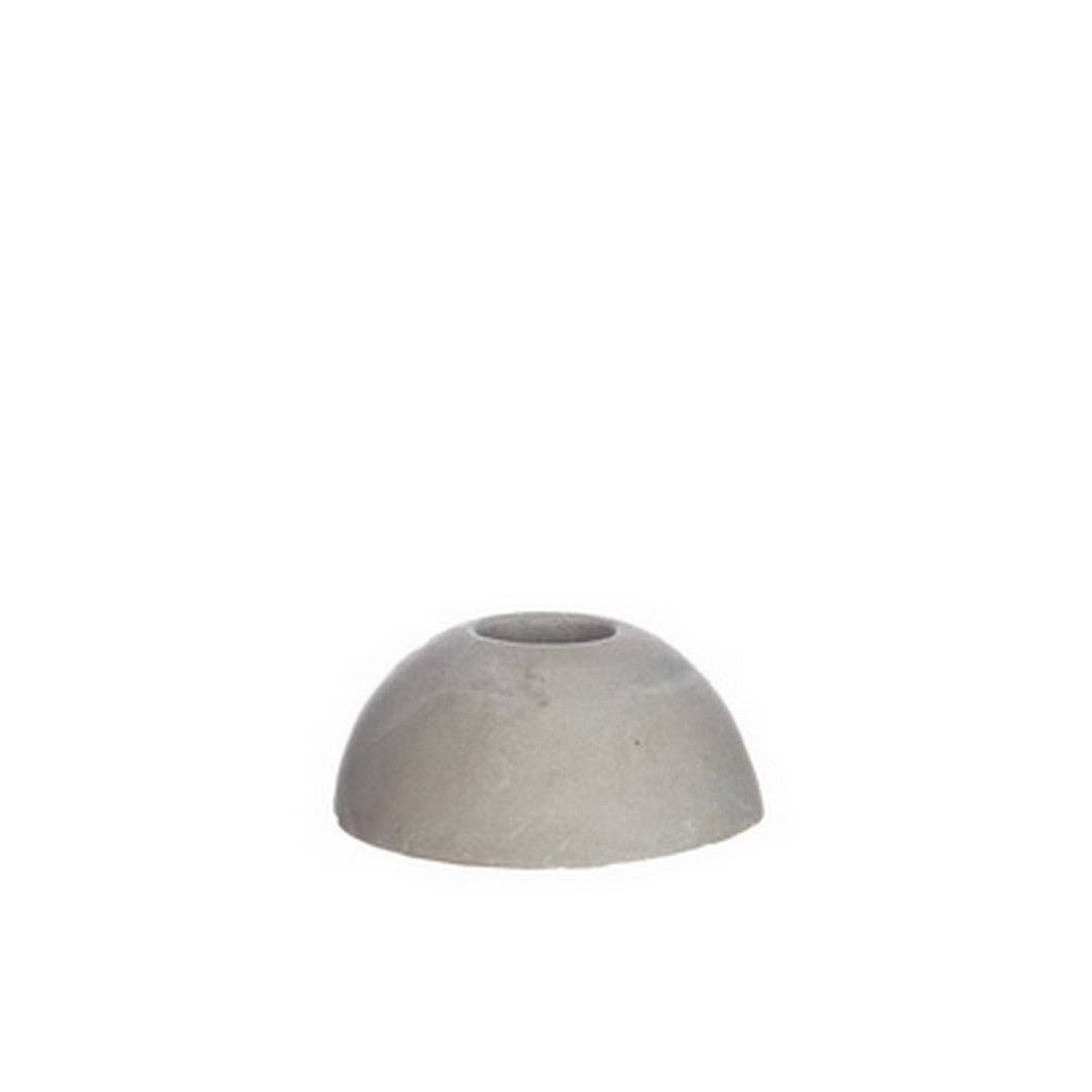Matte Grey Candle Holder