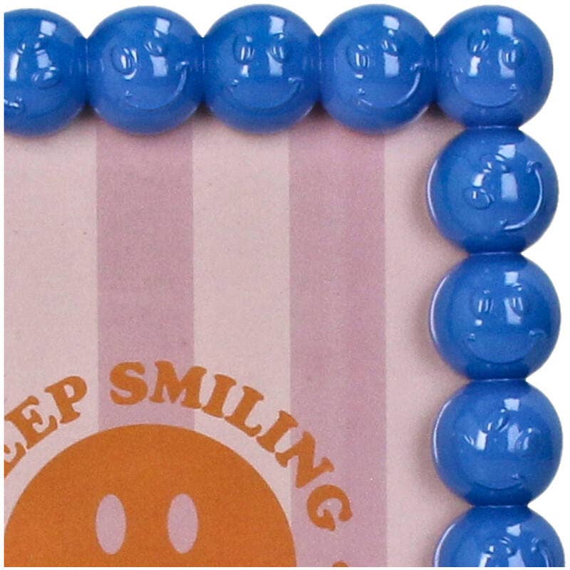Blue Beaded Photo Frame