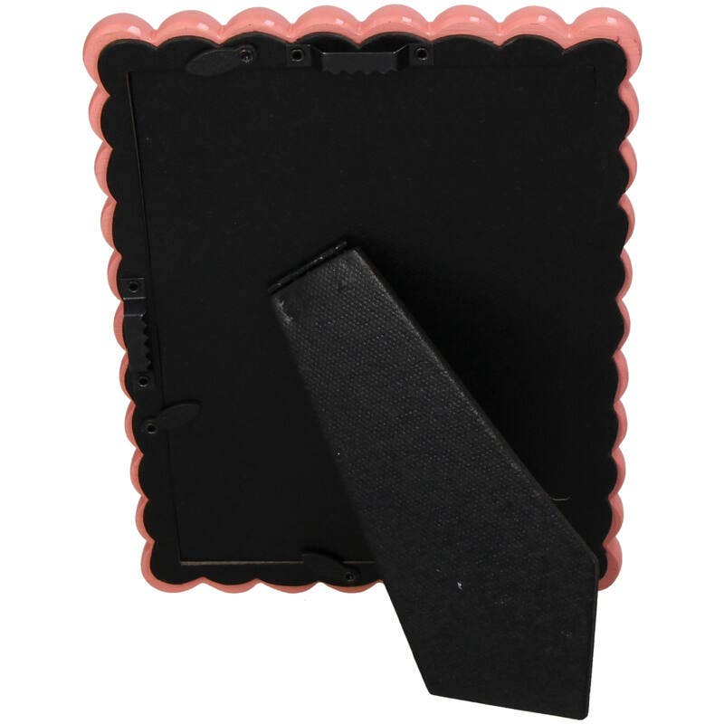 Peach Beaded Photo Frame