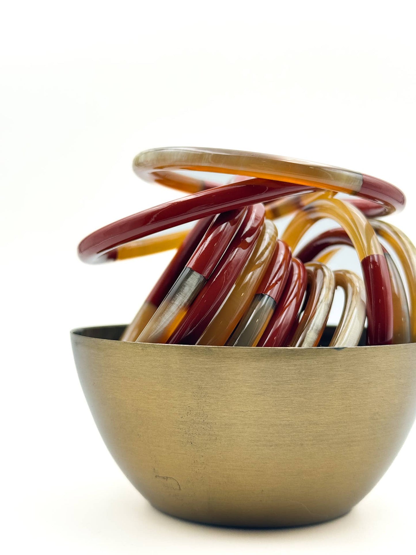 Lacquered Bangle - Terracotta