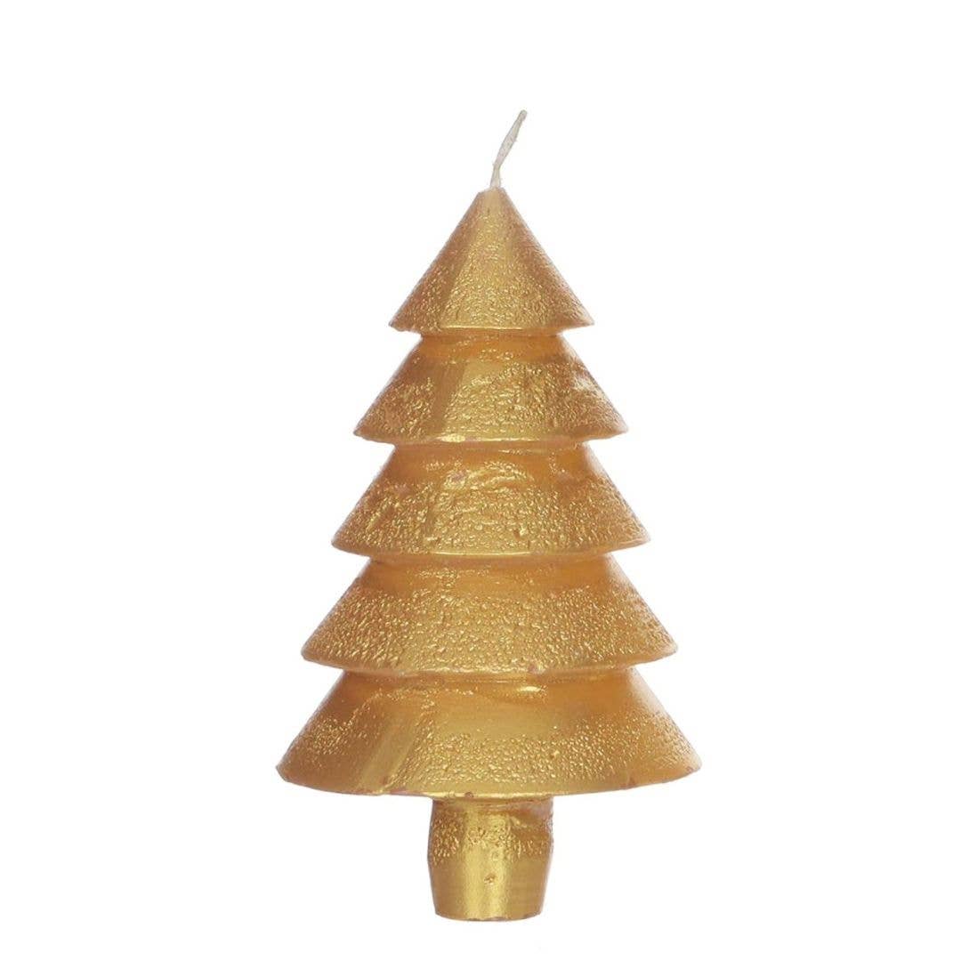Tree Candle - Gold