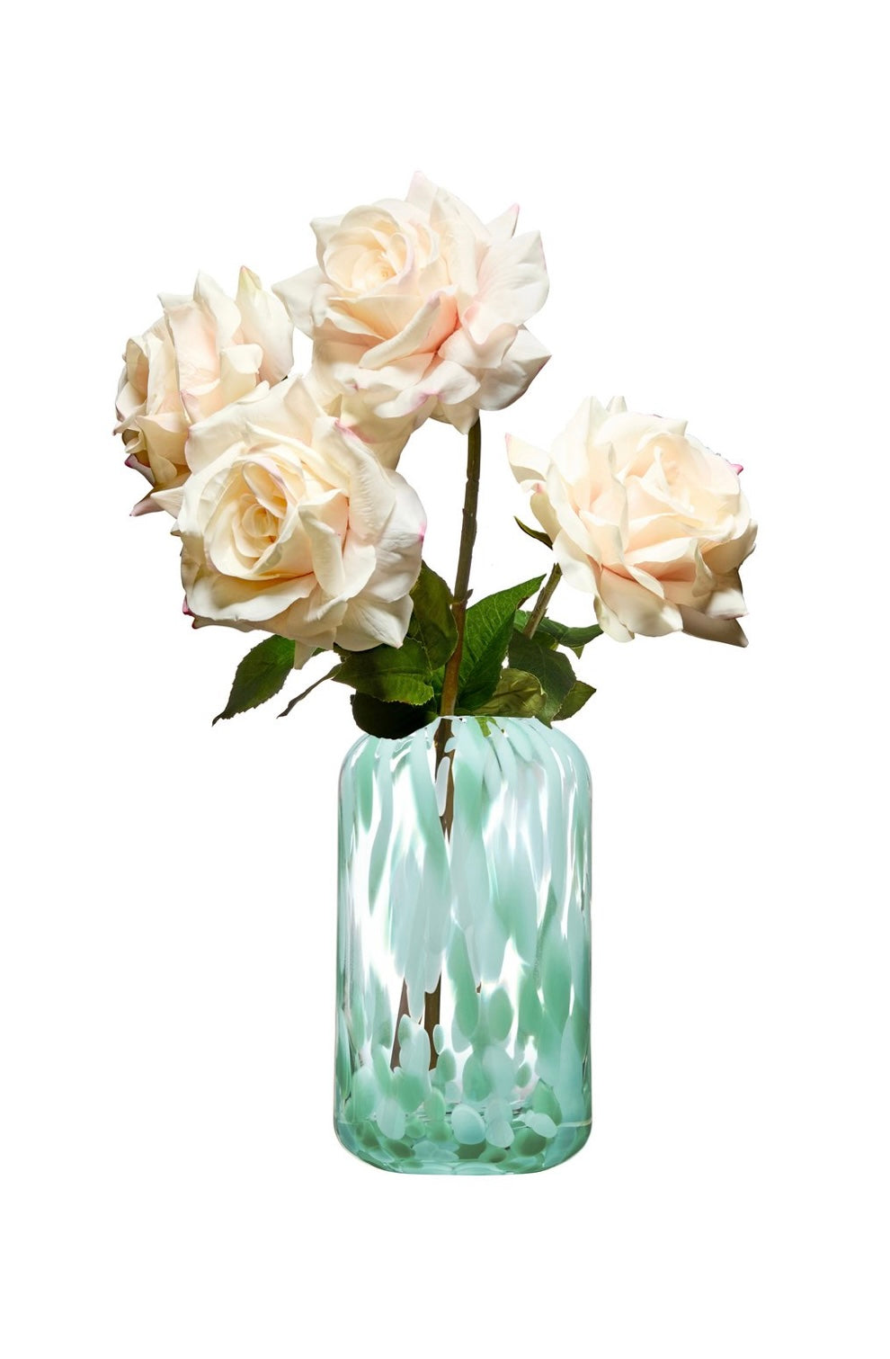Lava Glass Vase - Green