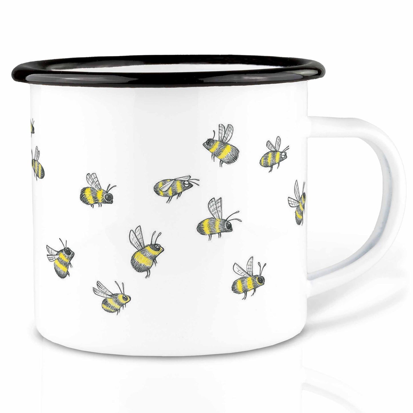 Enamel Mug - Bee Swarm