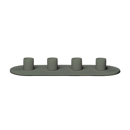 Ceramic Candle Holder in Sage