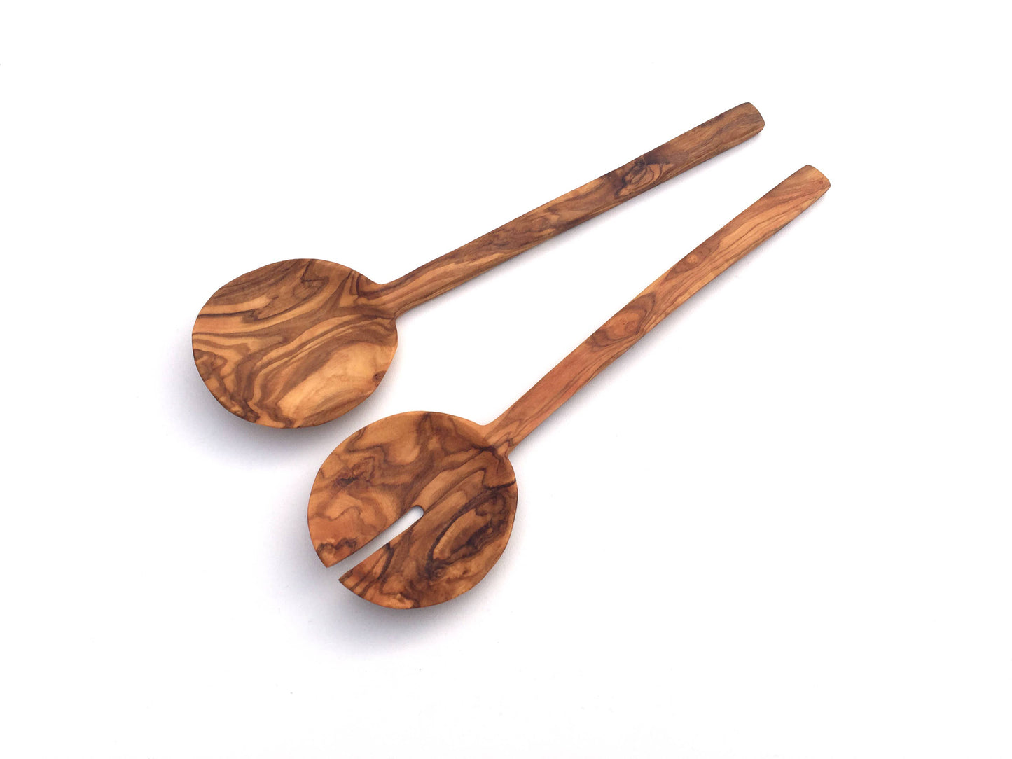 Olive Wood Salad Servers Set