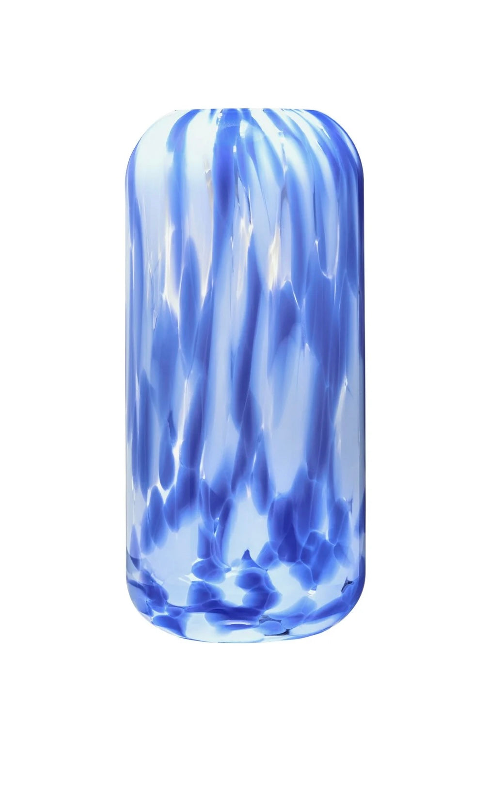 Lava Glass Vase - Blue