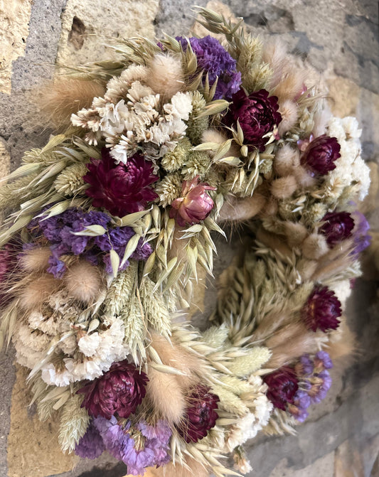 Autumn Dried Flower Wreath