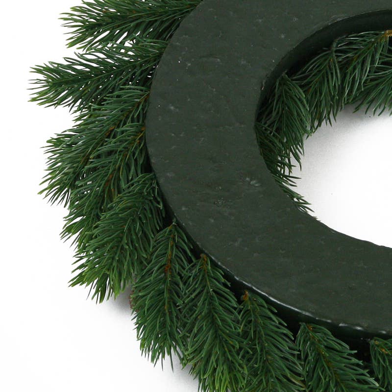 Simple Fir Wreath with Pinecones