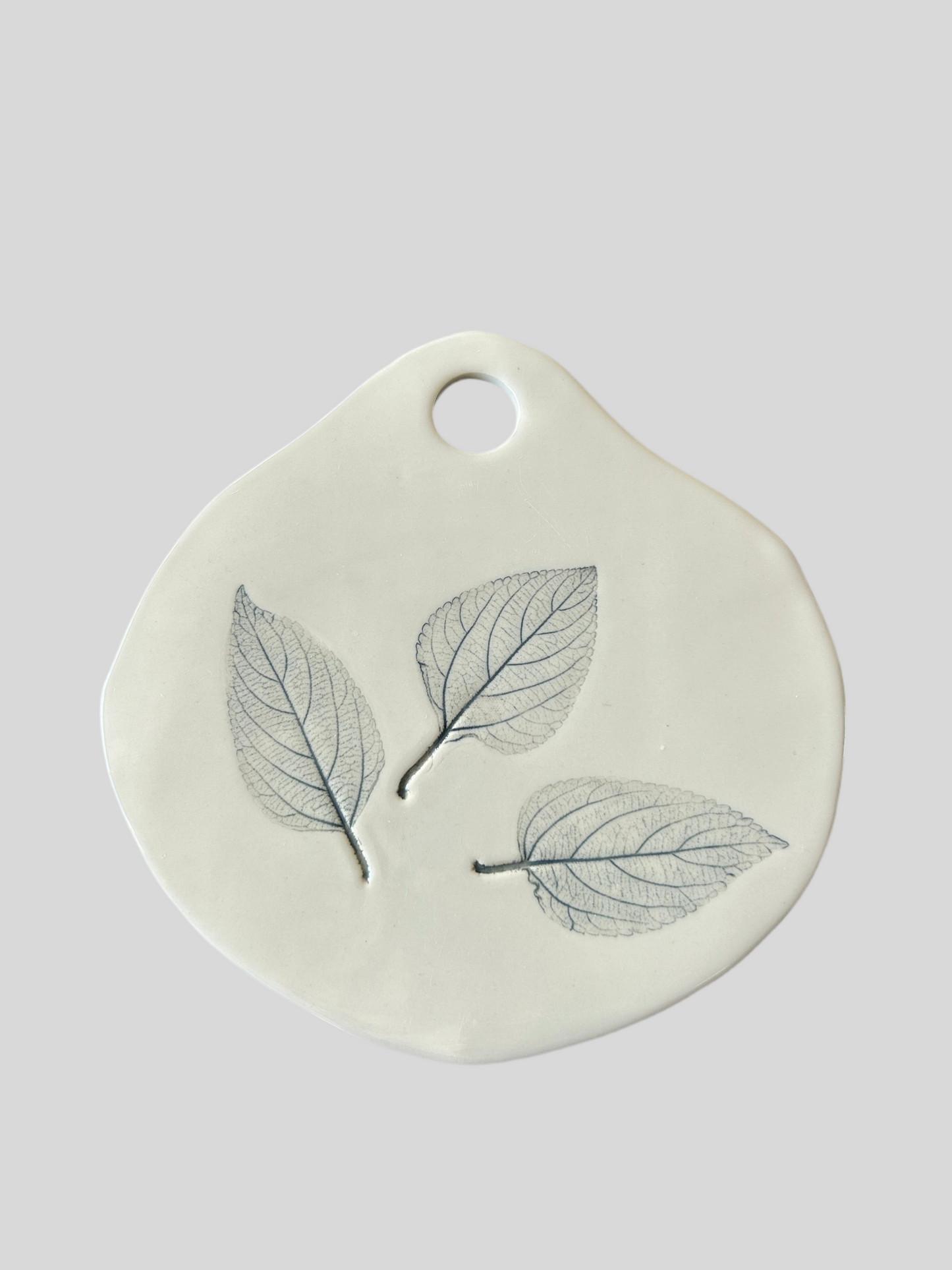 Handmade Round Ceramic Serving Board