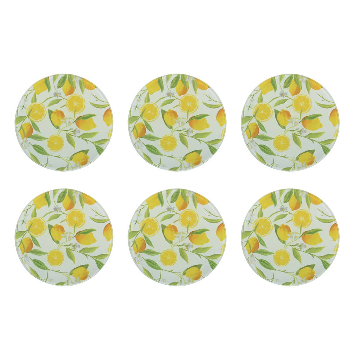 Lemon Coasters - Set of 6