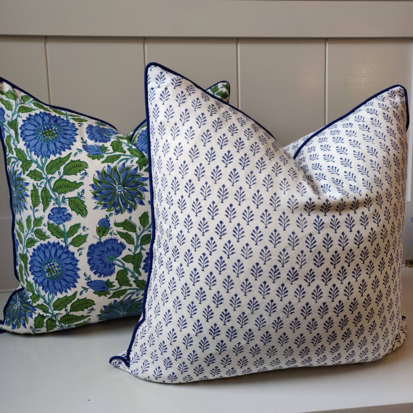 Sofia Blue Cushion Cover