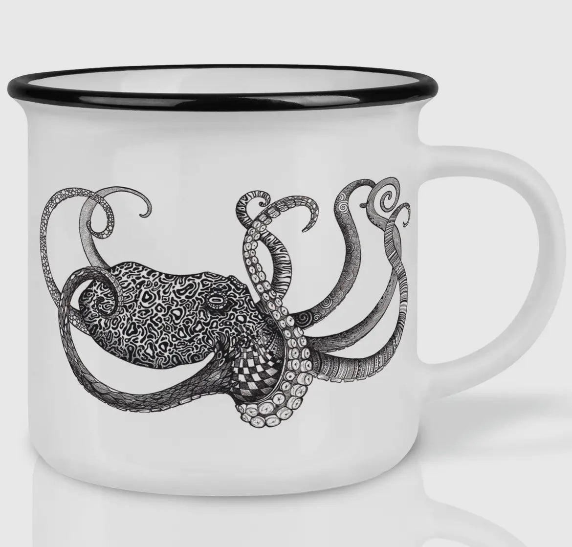 Hand Printed Ceramic Mug - 10 Designs