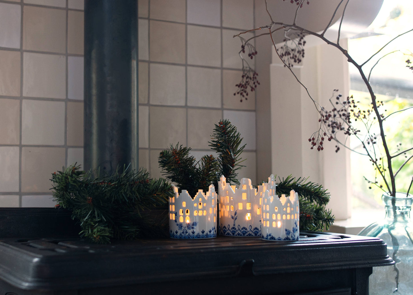 Delft Blue Tealight Holder