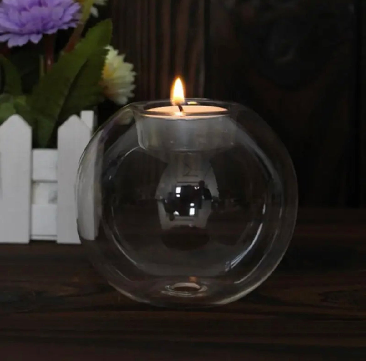 Glass Tealight Dome