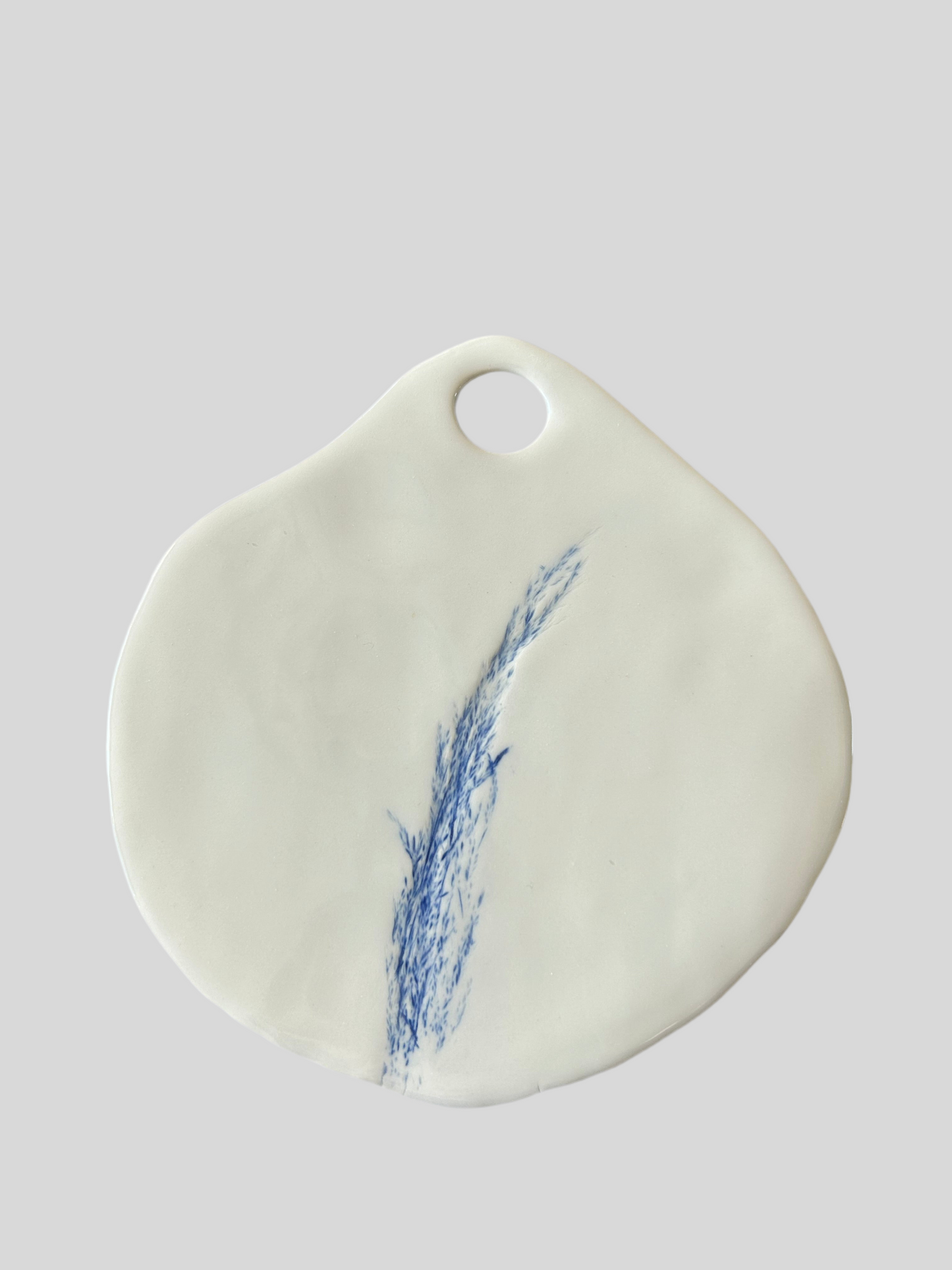 Handmade Round Ceramic Serving Board