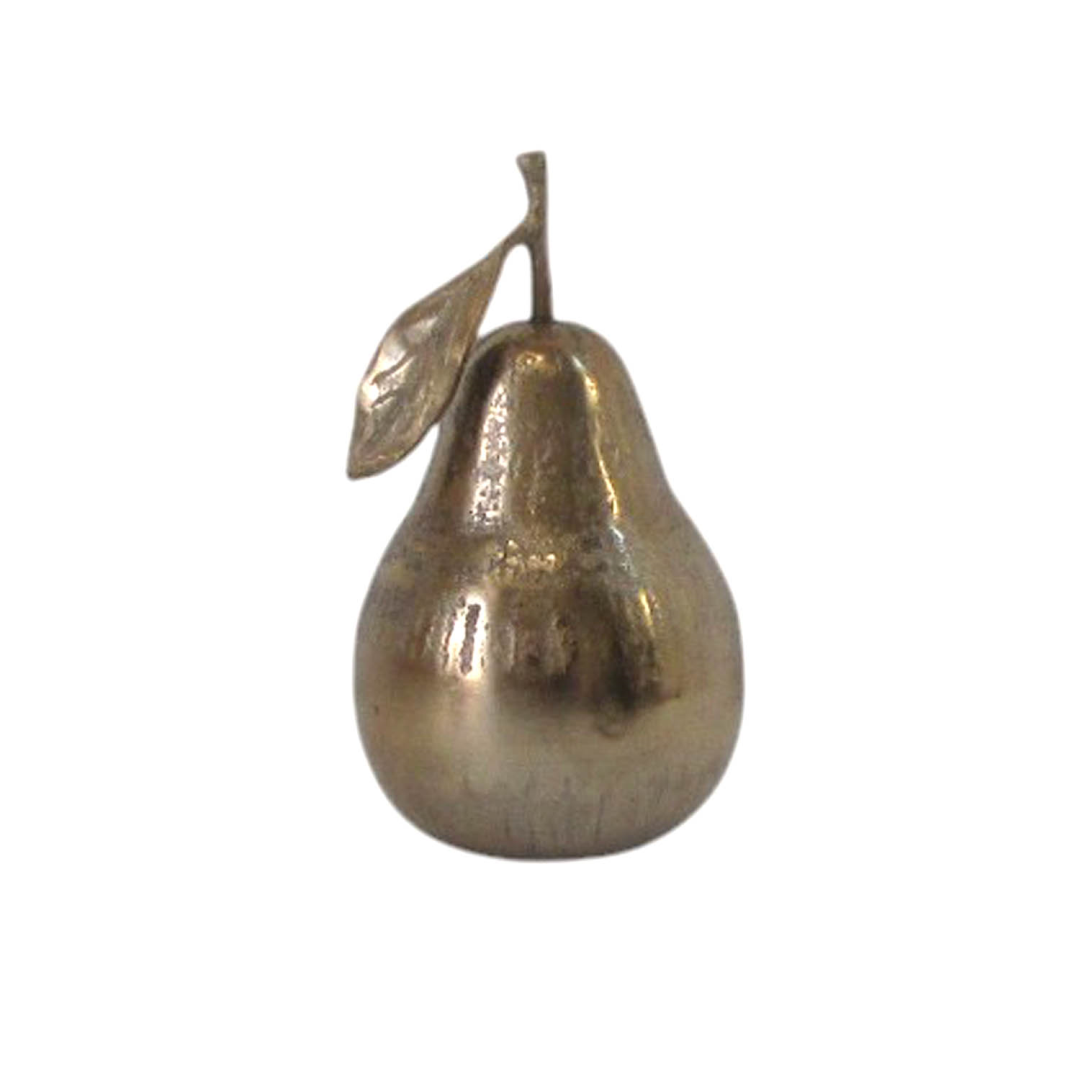 Deco. Pear - L - Shiny Champagne