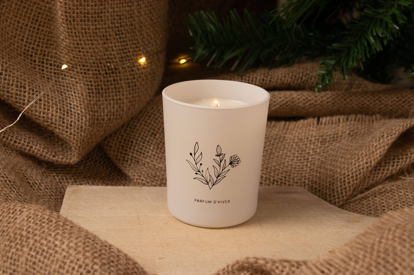 Wood-Fire Handmade Candle Gift