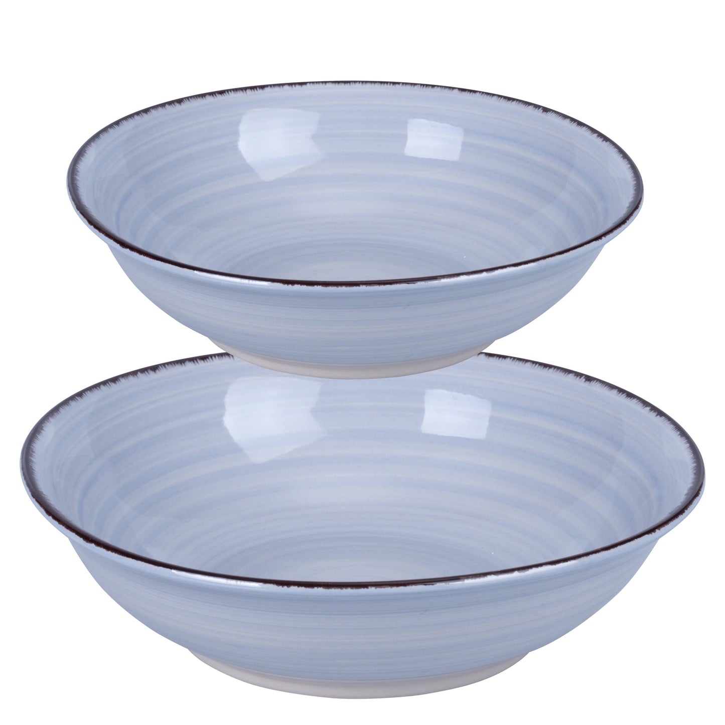 Soft Blue Salad Bowl - 2 Sizes