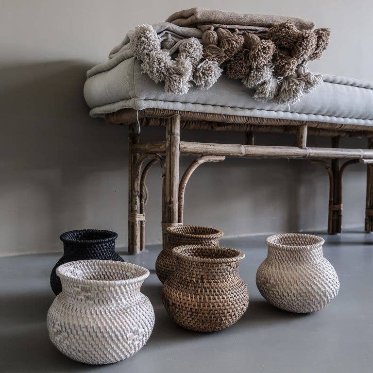 Rattan Vase