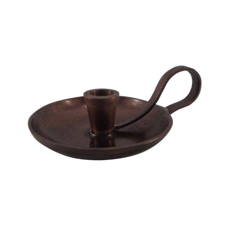 Milou Metal Dinner Candle Sconce – Antique Brass Finish