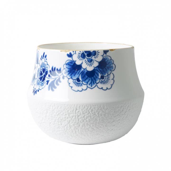 Blue Blossom Flower Pot