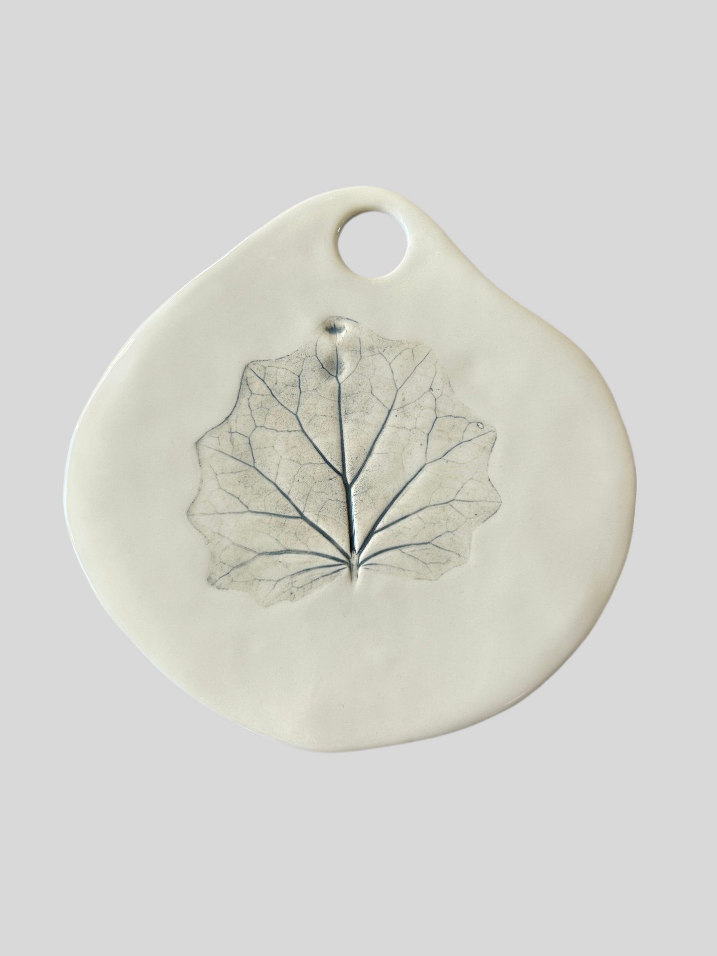 Handmade Round Ceramic Serving Board