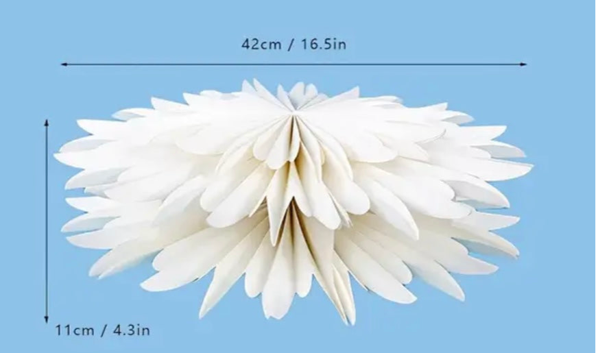 Hanging Paper Snowflake