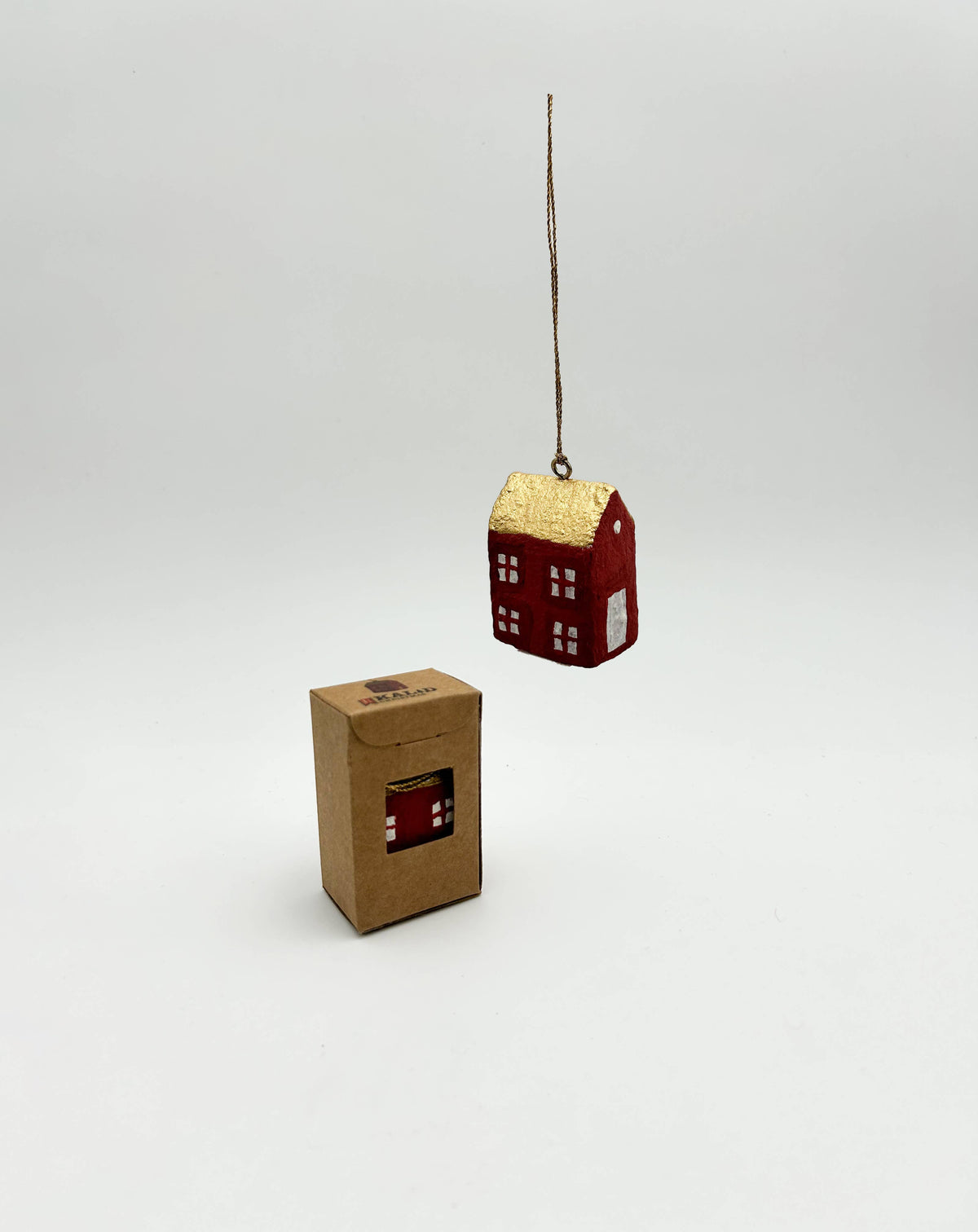 Red Hanging Christmas House