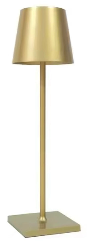 Cordless Rechargeable Lamp - Matte Gold